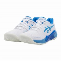 Sneakers Asics Gel Challenger 14 Bianco Blu Donna - TERRA BATTUTA
