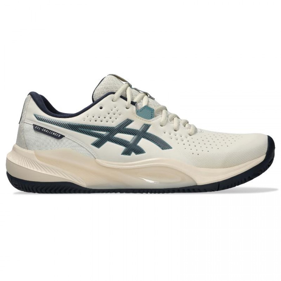 Zapatillas Asics Gel Challenger 15 Clay Beige Azul Oscuro