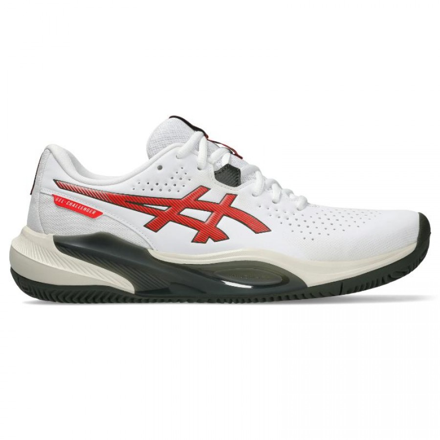 Zapatillas Asics Gel Challenger 15 Clay Blanco Rojo