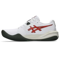 Zapatillas Asics Gel Challenger 15 Clay Blanco Rojo