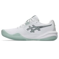 Baskets Asics Gel Challenger 15 TERRE BATTUE Blanc Lichen Vert