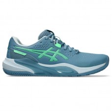 Zapatillas Asics Gel Challenger 15 Padel Azul Verde