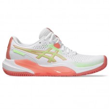 Zapatillas Asics Gel Challenger 15 Padel Blanco Guayaba Mujer