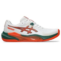 Zapatillas Asics Gel Challenger 15 Padel Blanco Naranja