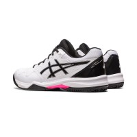 Zapatillas Asics Gel Dedicate 7 Clay Blanco Rosa Fluor