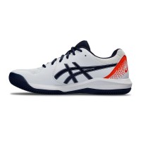 Scarpe Asics Gel Dedicate 8 Bianco Navy - TERRA BATTUTA