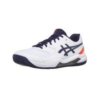 Scarpe Asics Gel Dedicate 8 Bianco Navy - TERRA BATTUTA