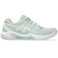 Asics Gel Dedicate 8 Clay Lichen Green White Women''s Sneakers