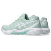 Asics Gel Dedicate 8 Clay Lichen Green White Women''s Sneakers