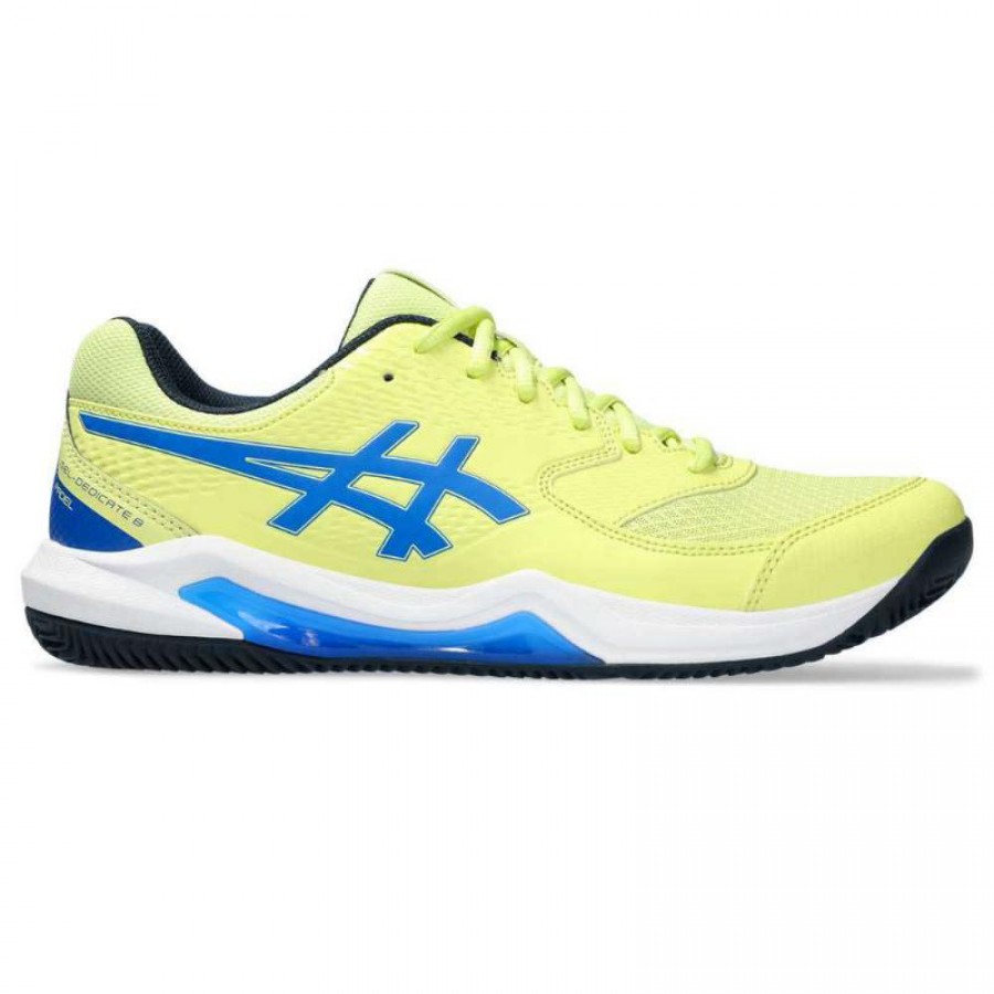 Zapatillas Asics Gel Dedicate 8 Padel Amarillo Azul