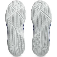 Baskets de Padel Asics Gel Dedicate 8 Blanc Bleu Cobalt