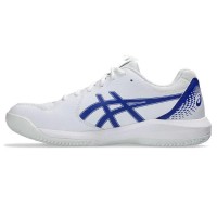 Baskets de Padel Asics Gel Dedicate 8 Blanc Bleu Cobalt