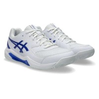 Baskets de Padel Asics Gel Dedicate 8 Blanc Bleu Cobalt