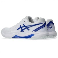 Baskets de Padel Asics Gel Dedicate 8 Blanc Bleu Cobalt
