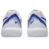 Baskets de Padel Asics Gel Dedicate 8 Blanc Bleu Cobalt