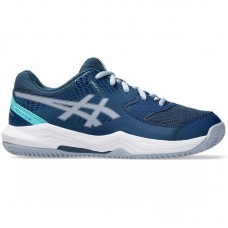 Tênis Asics Gel Dedicate 8 Padel GS Azul Mako Cinza Júnior Tênis Asics Gel Dedicate 8 Padel GS Azul Mako Cinza Júnior