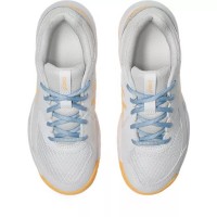 Zapatillas Asics Gel Dedicate 8 Padel GS Blanco Naranja Junior