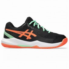 Tênis Asics Gel Dedicate 8 Padel GS Black Coral Junior Tênis Asics Gel Dedicate 8 Padel GS Black Coral Junior