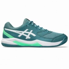 Asics Gel Dedicate 8 Padel Shoes Pine Green White