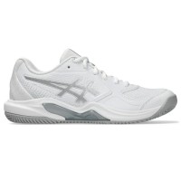 Asics Gel Dedicate 9 Padel White Gray Sneakers da donna