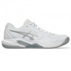 Asics Gel Dedicate 9 Padel White Gray Women''''s Sneakers