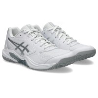 Asics Gel Dedicate 9 Padel White Gray Sneakers da donna