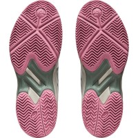 Zapatillas Asics Gel Game 9 Padel Blanco Gris Pizarra Mujer