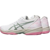 Zapatillas Asics Gel Game 9 Padel Blanco Gris Pizarra Mujer