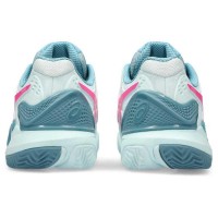 Chaussures Femme Asics Gel Resolution 9 Padel Mint Pink Fluor