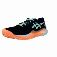 Scarpe Asics Gel Resolution 9 Padel Nero Menta Donna