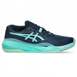 Zapatillas de Padel Asics Gel Resolution X Clay Azul Oscuro Menta