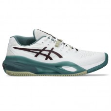 Asics Gel Resolution X Clay Dark Garnet White Sneakers