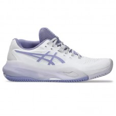 Zapatillas de Padel Asics Gel Resolution X Clay Blanco Lila Mujer
