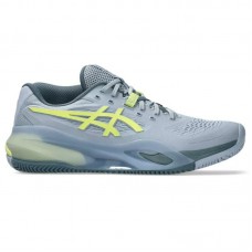 Zapatillas de Padel Asics Gel Resolution X Clay Gris Verde Pistacho