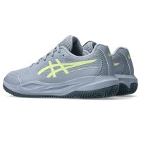 Tênis Junior Asics Gel Resolution X Clay GS Gray Pistachio Blue