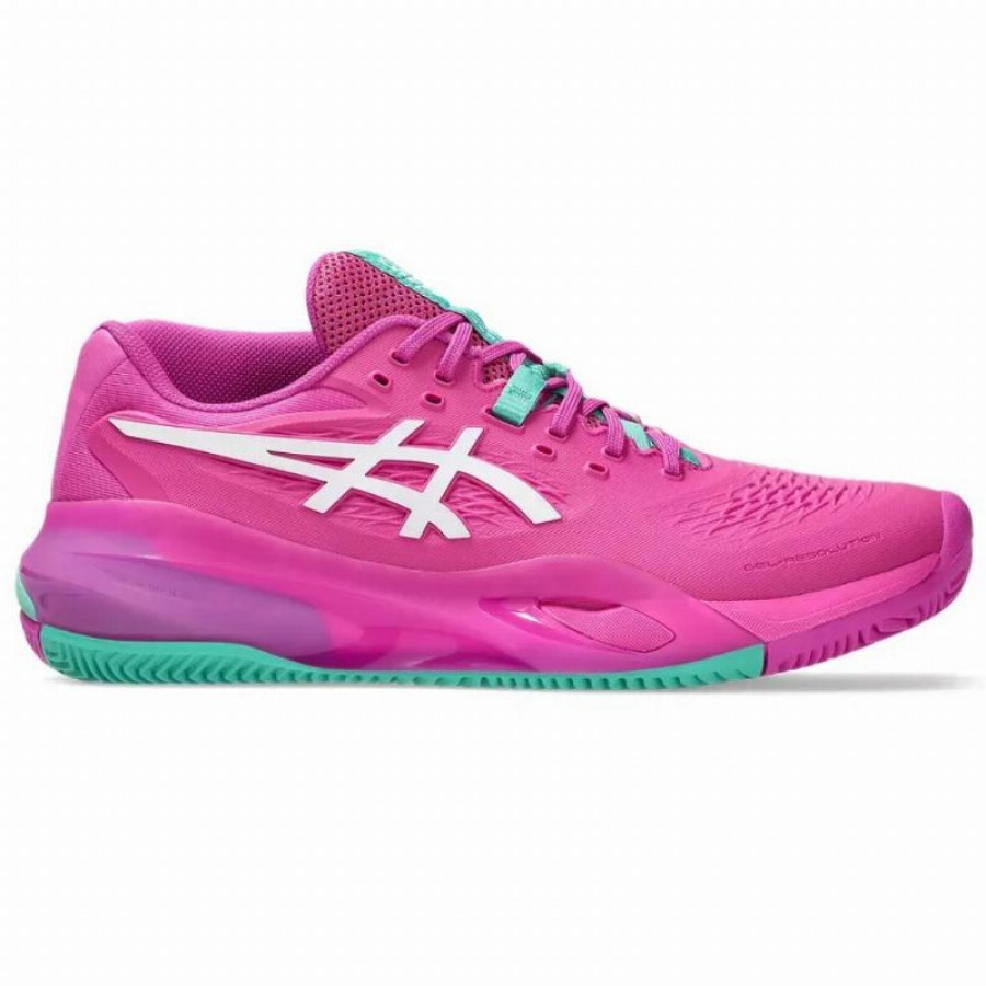 Tênis Asics Gel Resolution X Clay Pink White