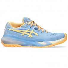 Sneakers Asics Gel Resolution X Padel Blue Stone Orange Donna Sneakers Asics Gel Resolution X Padel Blue Stone Orange Donna