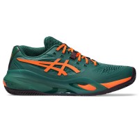 Zapatillas Asics Gel Resolution X Padel Verde Naranja