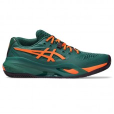 Zapatillas de Padel Asics Gel Resolution X Padel Verde Naranja