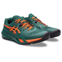 Zapatillas Asics Gel Resolution X Padel Verde Naranja