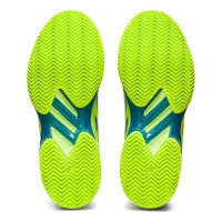 Zapatillas Asics Solution Speed FF 2 Clay Verde Neon Azul Mujer