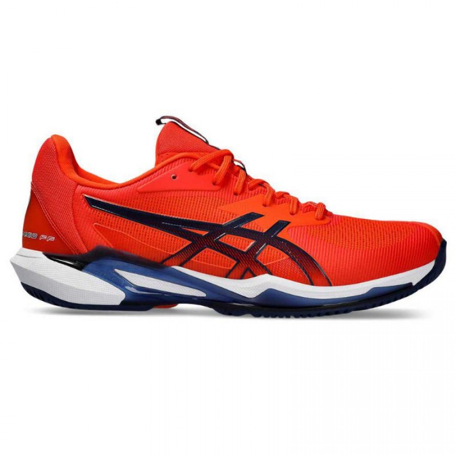 Zapatillas Asics Solution Speed FF 3 Argila Naranja Azul Marino