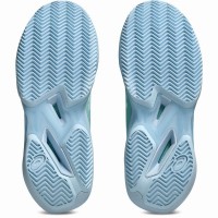 Zapatillas Asics Solution Speed FF 4 Clay Azul Verde Mujer