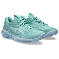 Zapatillas Asics Solution Speed FF 4 Clay Azul Verde Mujer