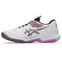 Asics Solution Speed FF 4 Clay White Mauve Women''s Sneakers