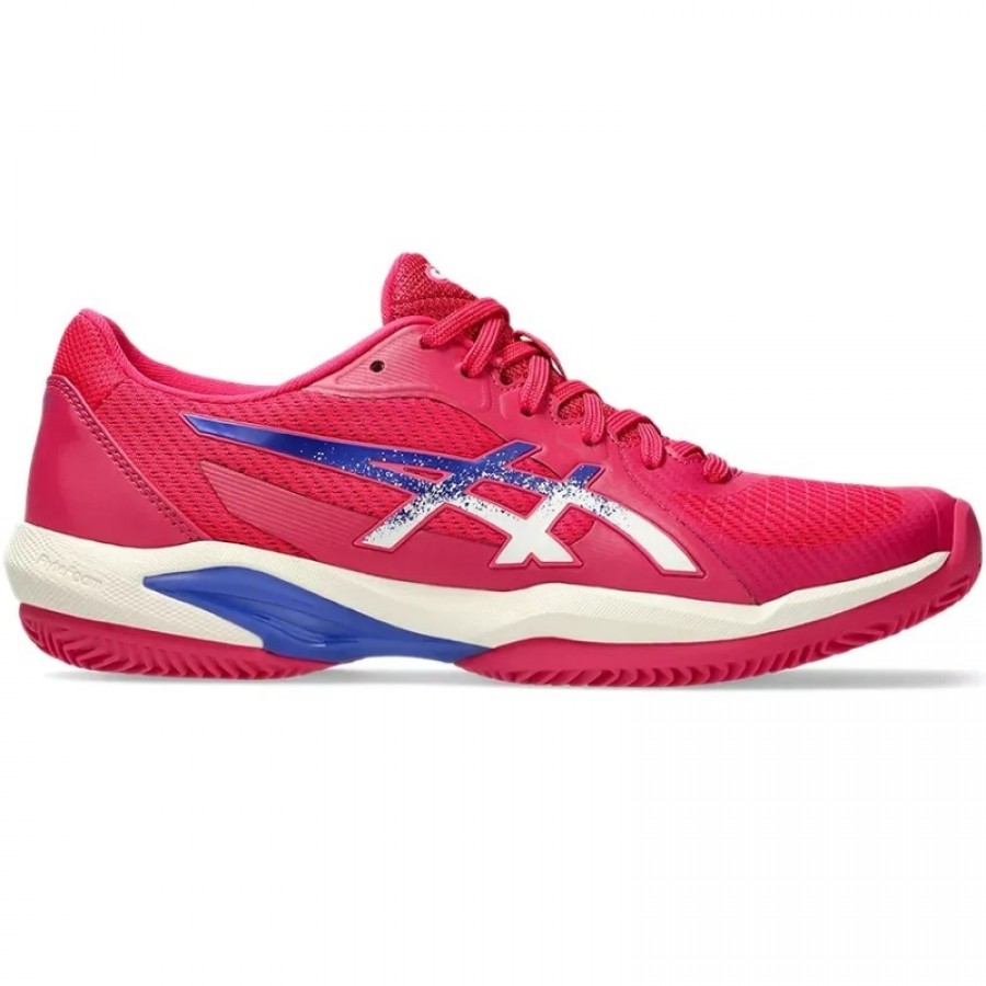 Baskets Femme Asics Solution Swift FF 2 CLAY PINK Cobalt BLUE