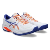 Baskets Asics Solution Swift FF 2 Padel Blanc Cobalt