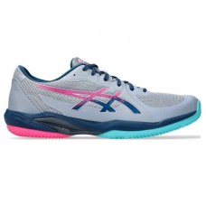 Baskets Asics Solution Swift FF 2 Padel Gris Bleu Mako