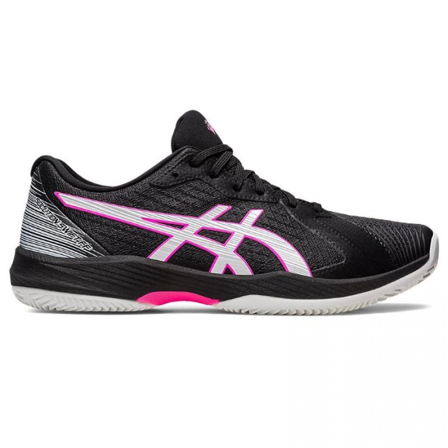 Zapatillas Asics Solution Swift FF Clay Negro Rosa Fluor