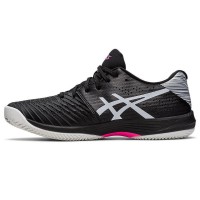 Zapatillas Asics Solucão Swift FF Argila Negra Rosa Fluor